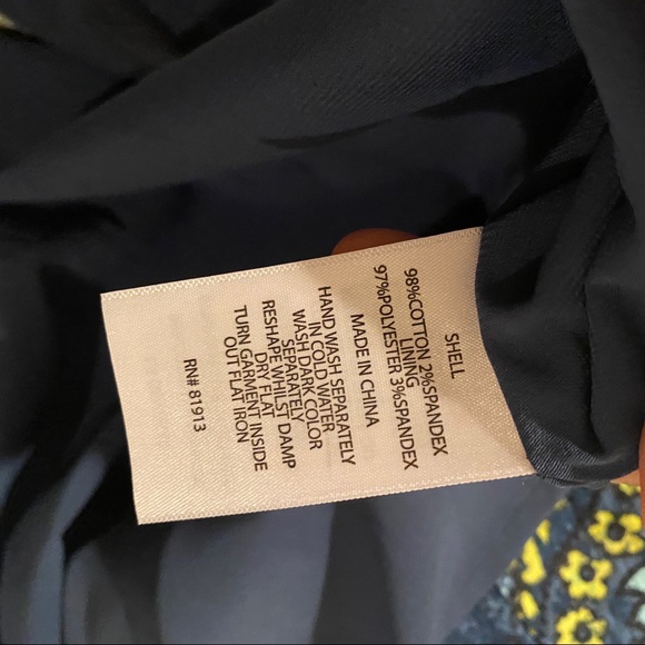 Tracy Reese Petites Paisley Short Sleeve Dress 0P - Picture 9 of 10